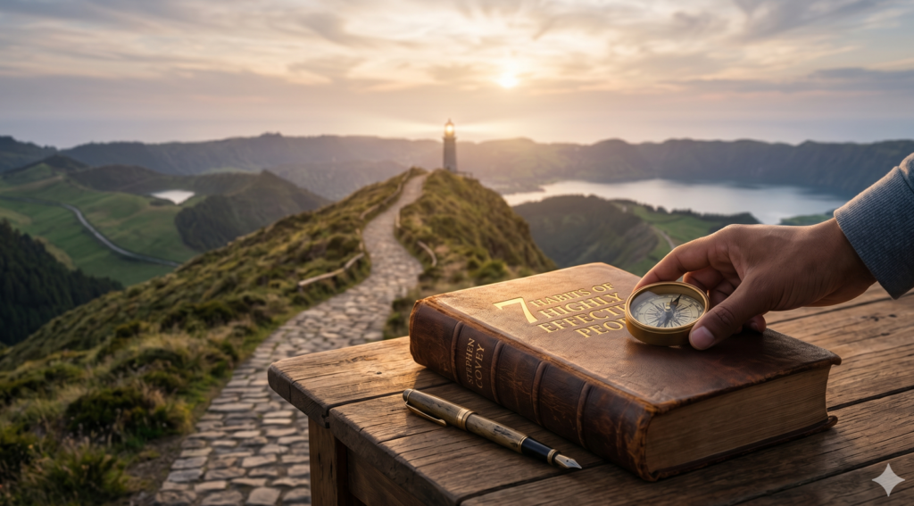 Bìa bài: 7 Thói Quen Thành Đạt Của Stephen Covey: Bài Học Nền Tảng Cho Người Lập Nghiệp Muốn Sống Có Kỷ Luật, Ảnh Hưởng Và Hiệu Quả
