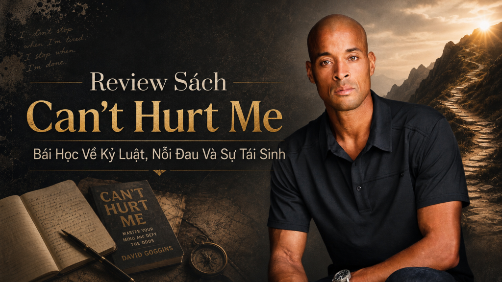 Bìa bài: Review Sách Can’t Hurt Me: Bài Học Về Kỷ Luật, Nỗi Đau Và Sự Tái Sinh